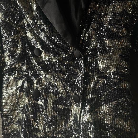 ROTATE Birger Christensen Augustina Sequin Blazer size 2 - Picture 10 of 13